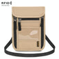 Secure Neck Bag for Passport and Phone - Multi-functional - Khaki