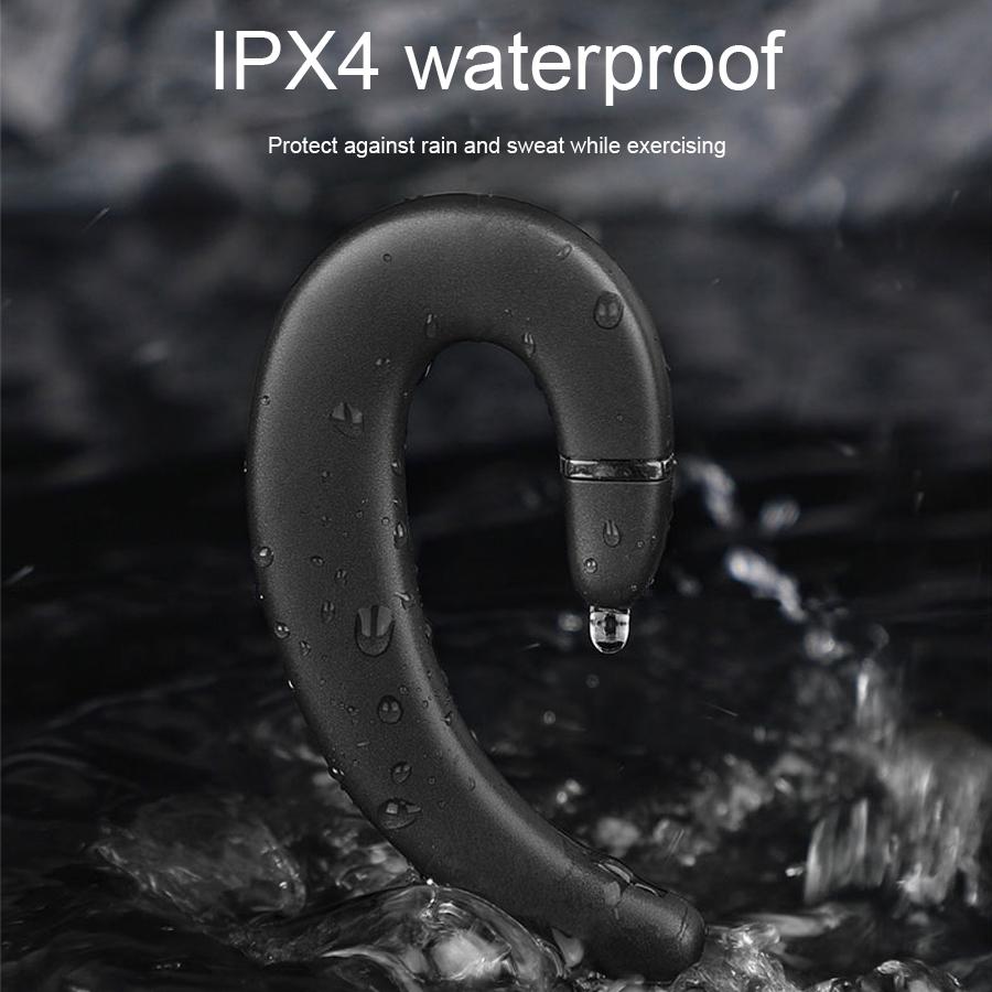 Waterproof Wireless Earphone with Mic for Android / Iphone - Red