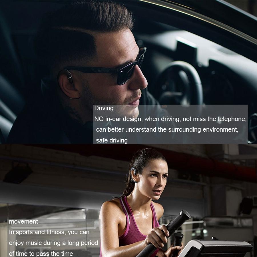 Waterproof Wireless Earphone with Mic for Android / Iphone - Red