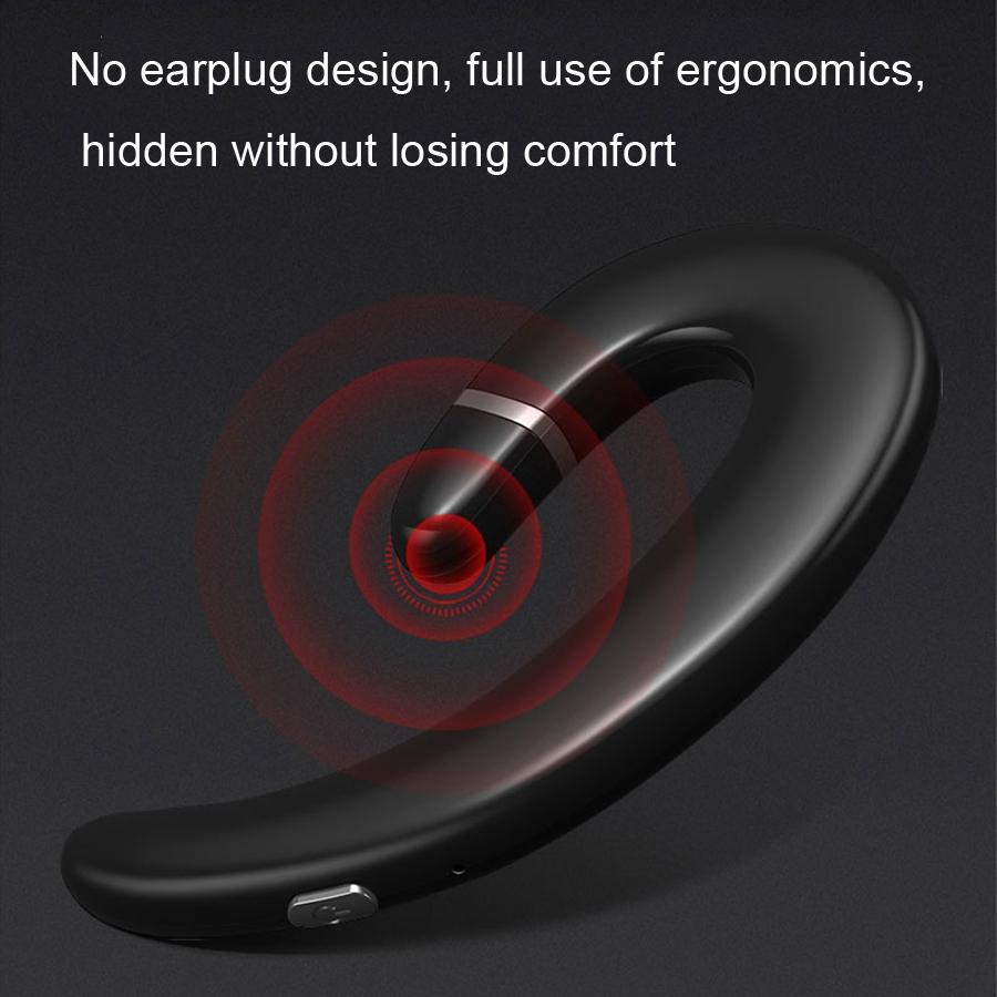 Waterproof Wireless Earphone with Mic for Android / Iphone - Red