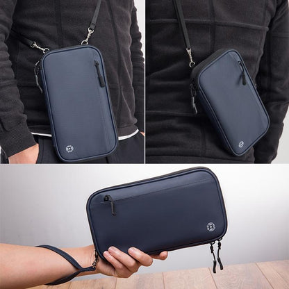 Rfid-protected Waterproof Neck Passport Holder - Black
