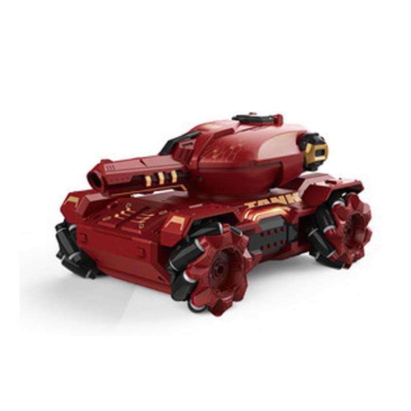 Stunt Water Bomb Battle Armor Rc Car - 2.4g Dual Control - Red - Dual Control