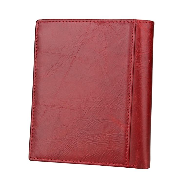 Leather Rfid Passport Wallet - Multi-function - Yellowish-Brown