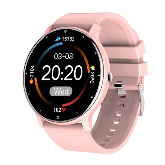 Smart Watch With Heart / Bp / Oxygen / Sleep Monitoring - Ip67 Waterproof - Pink