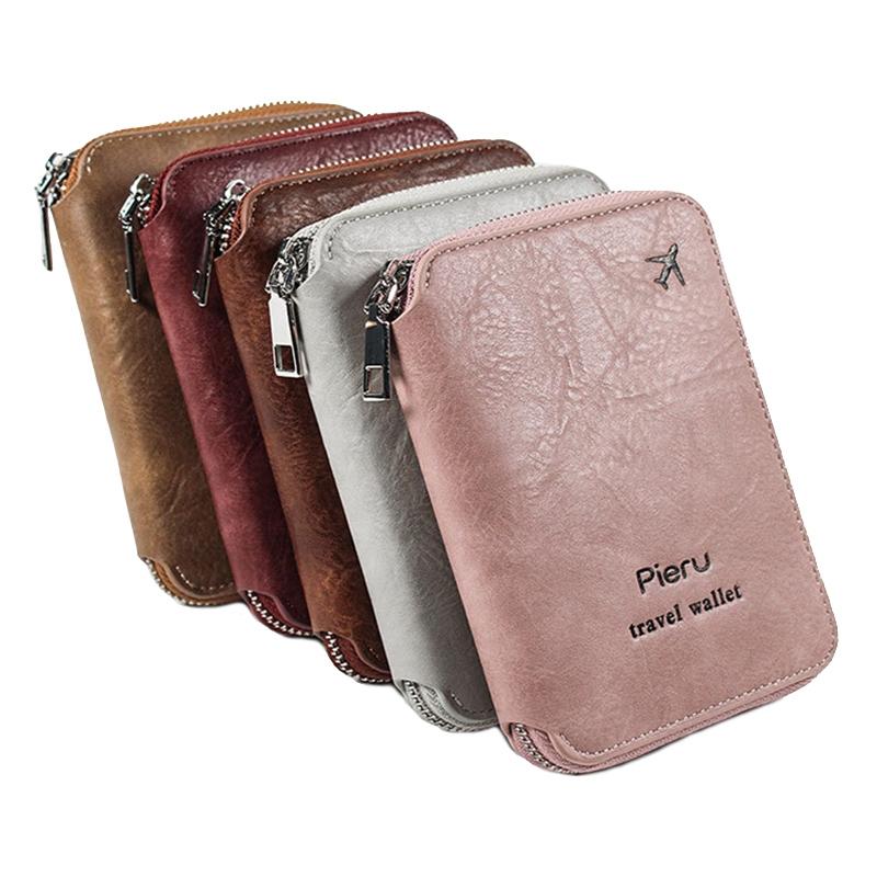Rfid-blocking Travel Document Pouch - Pink