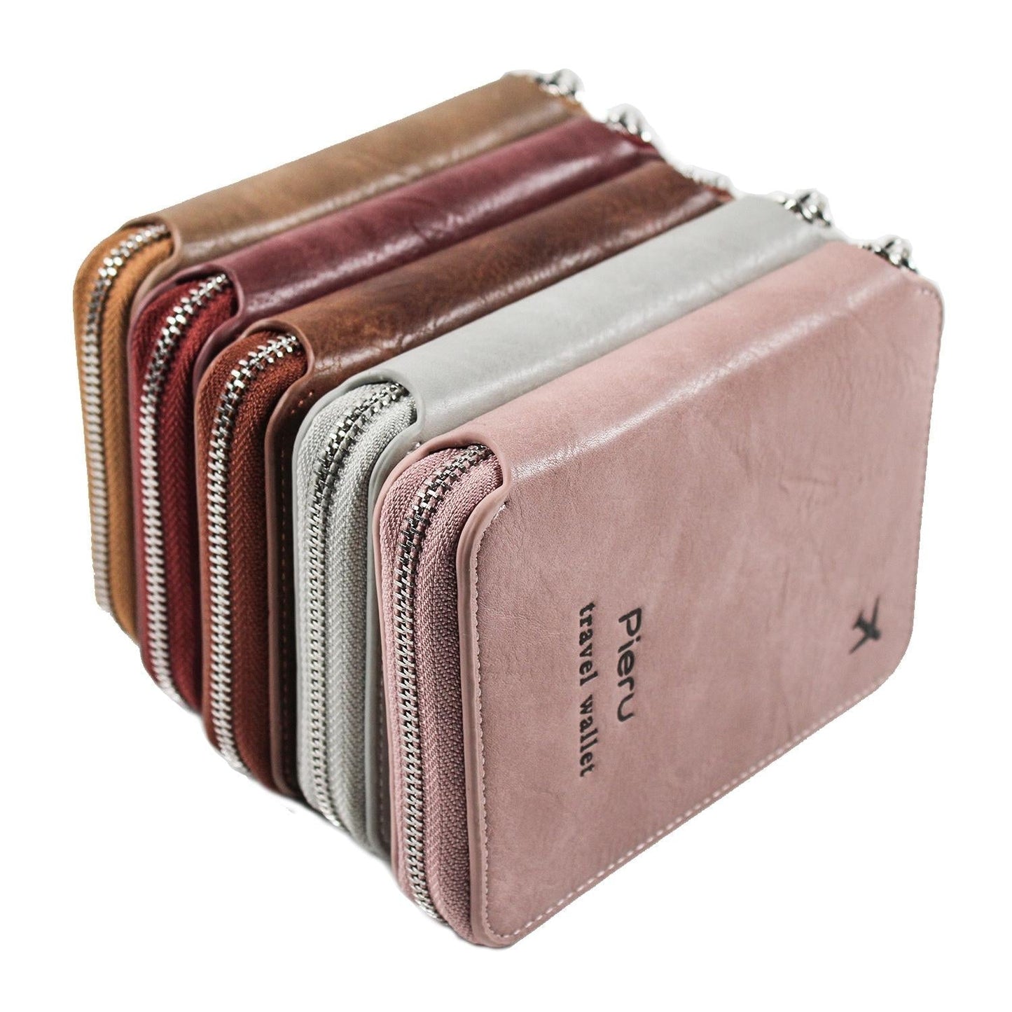 Rfid-blocking Travel Document Pouch - Pink