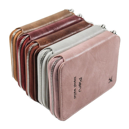 Rfid-blocking Travel Document Pouch - Pink