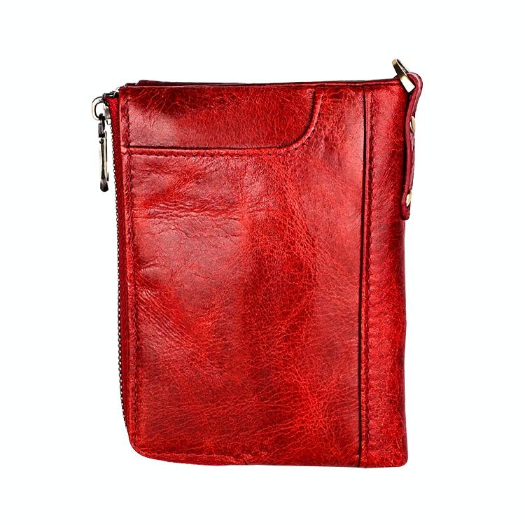 Men Leather Rfid Wallet - Antimagnetic - Coffee