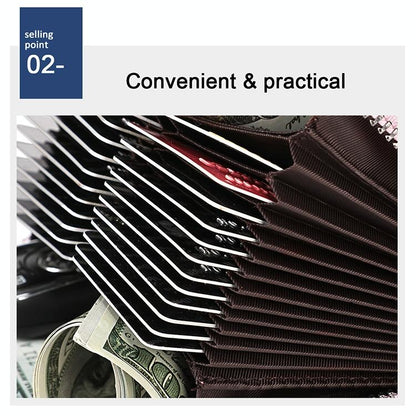 Leather Rfid Wallet - Sleek and Secure - Pink