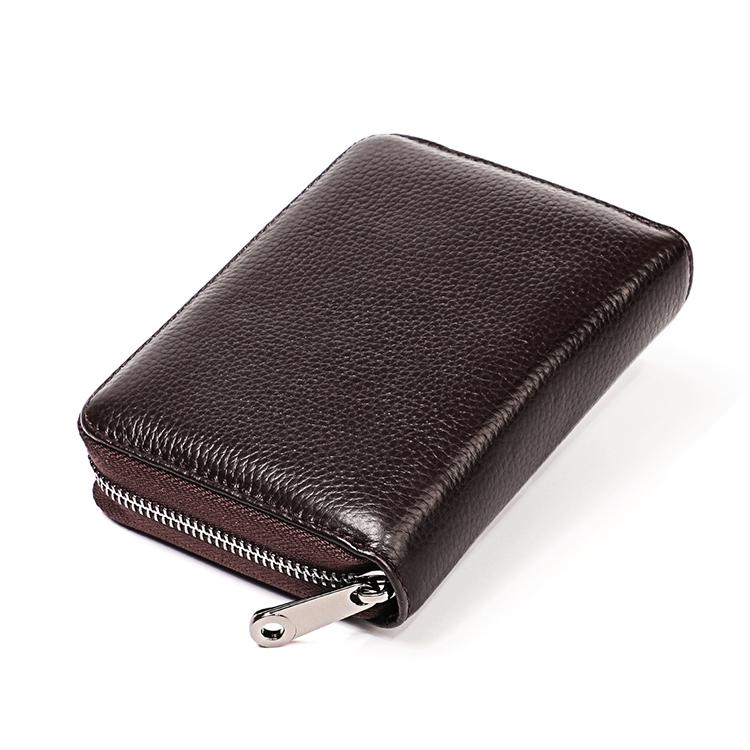 Leather Rfid Wallet - Sleek and Secure - Pink