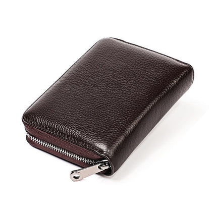 Leather Rfid Wallet - Sleek and Secure - Pink