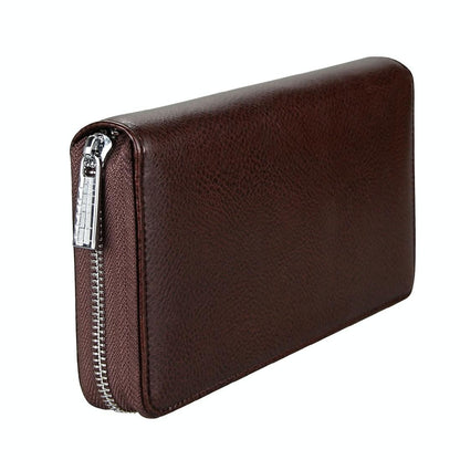 Leather Rfid Passport & Card Holder - Compact - Green