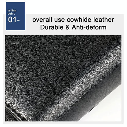 Leather Wallet with Rfid Protection and Butterfly Pattern - Silver