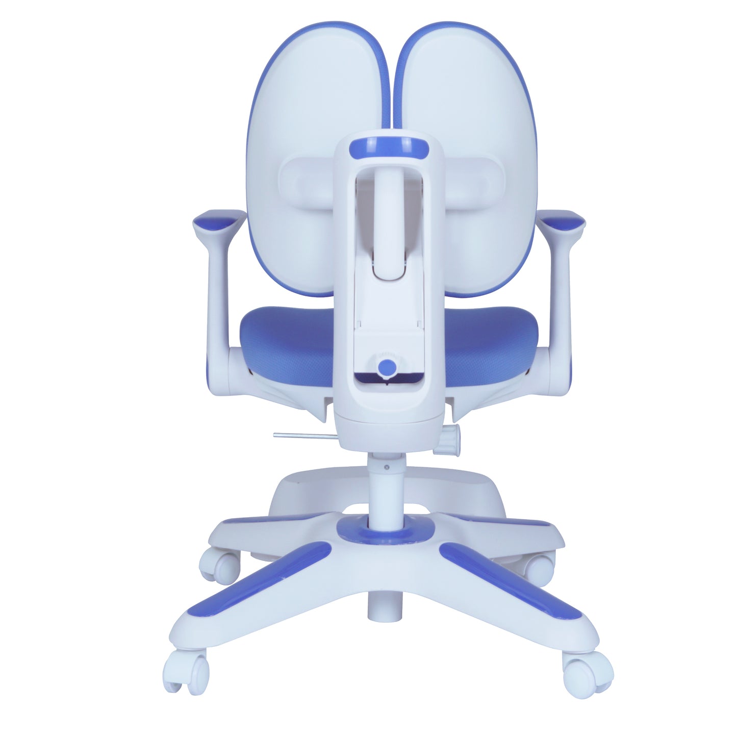 Ergonomic Children Kids Study Chair Set of 2 Height Adjustable - Blue