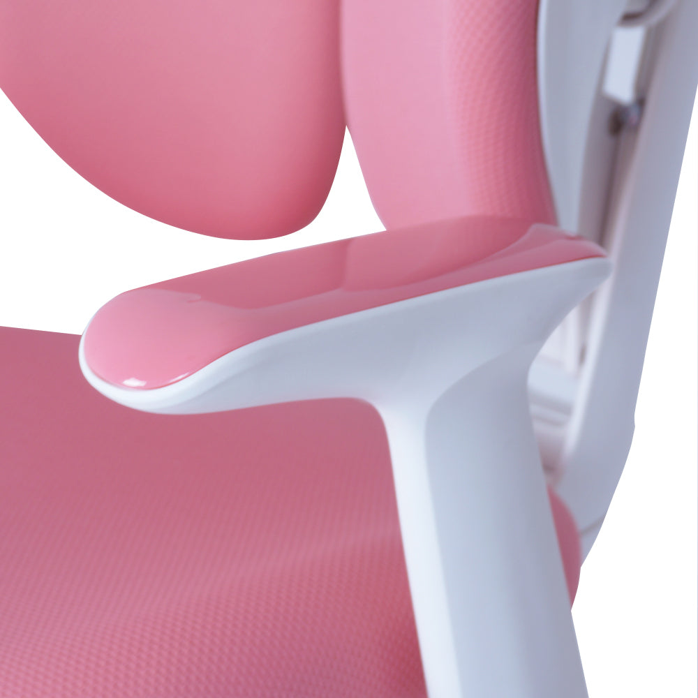 2x Ergonomic Children Kids Study Chairs Height Adjustable - Pink