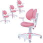 4x Ergonomic Children Kids Study Chairs Height Adjustable - Pink