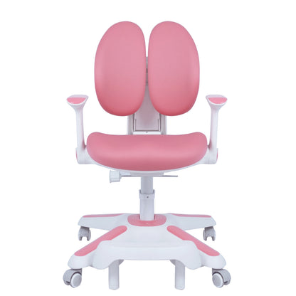 4x Ergonomic Children Kids Study Chairs Height Adjustable - Pink