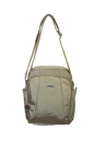 FIB Mens Tablet Crossover Travel Wallet Crossbody Shoulder Bag - Sand