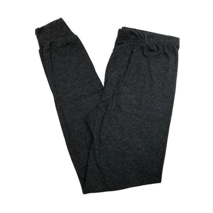 Mens Merino Wool Blend Long John Thermal Pants Underwear Thermals Warm Winter - Black - L