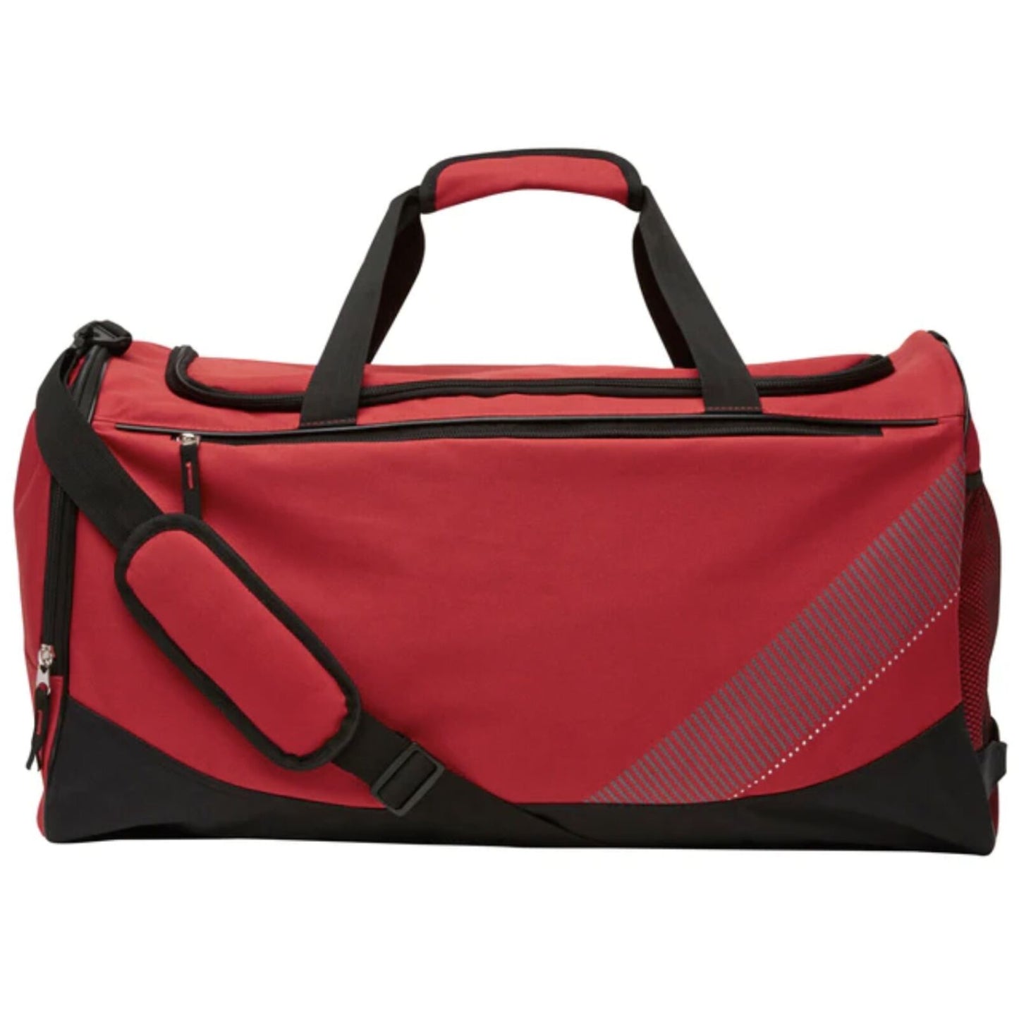 Large Foldable Sports Gym Duffle Bag Waterproof Travel Duffel Bag - Red