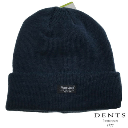 Dents 2pcs Set Mens 3M Thinsulate Pull-On Beanie + Knitted Fingerless Gloves