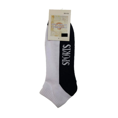 24x COTTON ANKLE SOCKS Sport Cushion Foot Low Cut Running - Assorted Colours Bulk - 11-14