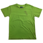 KIDS PLAIN T SHIRT Childrens Child 100% COTTON Boys Girls Basic Blank Tee Top - Lime - 14