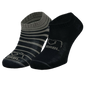 2pk BRBL Baloo Ankle Socks Low Cut MADE IN ITALY  - Dark Grey/Mid Grey - L