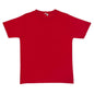 Plain T-Shirt 100% COTTON Basic Blank Tee Mens Ladies Casual BULK Adults - Red - L