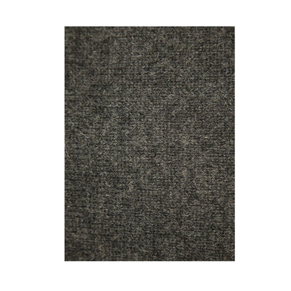 Mens 100% Shetland Ragg Wool Round Neck Knit Jumper Pullover Crew Sweater - Charcoal (29) - S
