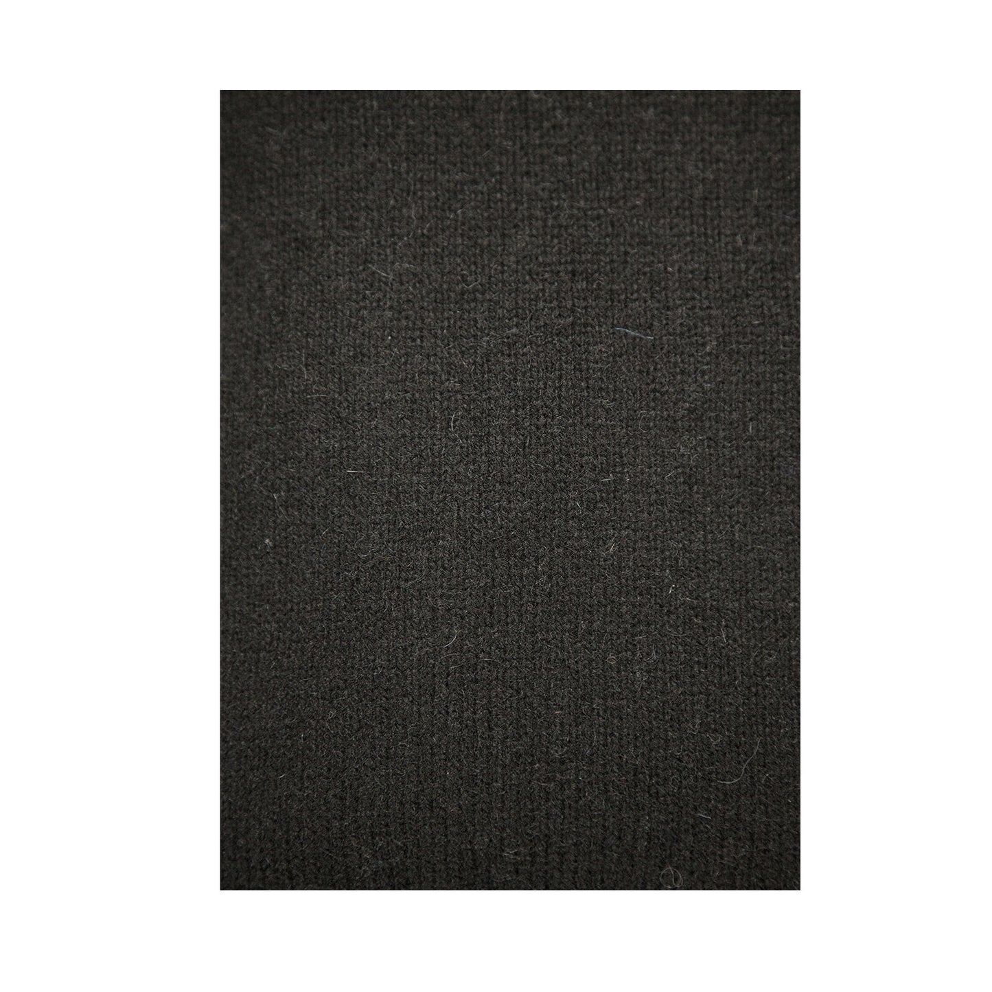 100% SHETLAND RAGG WOOL CREW Round Neck Knit JUMPER Pullover Mens Sweater Knitted - Plain Black - S
