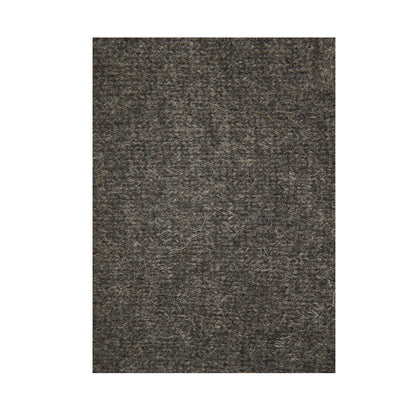 100% SHETLAND RAGG WOOL Half Zip Up Knit JUMPER Pullover Mens Sweater Knitted - Charcoal - M