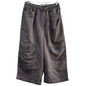 Mens 3/4 Longer Length Microfibre Cargo Shorts Bottoms - Rabbit - S