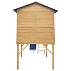 Lifespan Kids Burleigh Cubby House with 2.2m Slide (Blue)