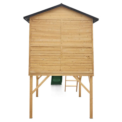Lifespan Kids Burleigh Cubby House with 2.2m Slide (Green)