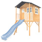 Lifespan Kids Burleigh Cubby House with 2.2m Slide (Pastel Blue)