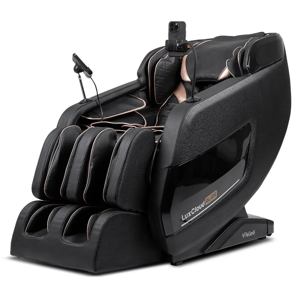 ReGen8 LuxCloud Glide - Zero Gravity Heated Massage Chair with Full Size SL Track