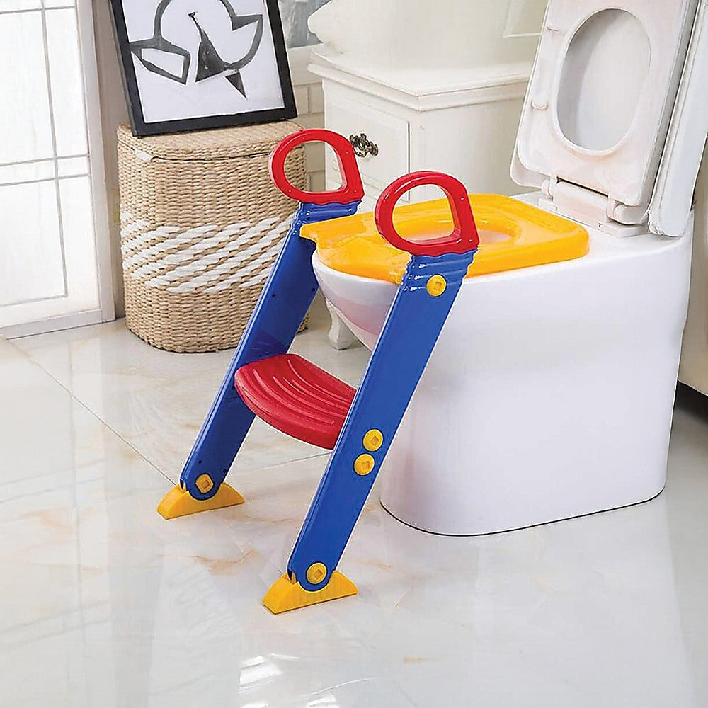 Kids Toilet Ladder Toddler Potty Training Seat