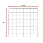 12 Cube Wire Grid Organiser Bookcase Storage Cabinet Wardrobe Closet White