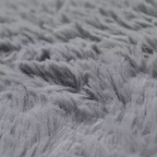 Large Shag Rug – Soft 200x140cm Grey Floor Rug with Anti-Slip Backing
