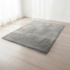 Large Shag Rug – Soft 230x160cm Grey Floor Rug with Anti-Slip Backing