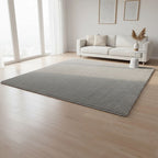 Large Shag Rug – Soft 230x200cm Grey Floor Rug with Anti-Slip Backing