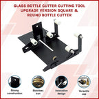 Glass Bottle Cutter Cutting Tool Upgrade Version Square & Round Bottle Cutter