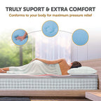 Queen Cooling Gel Memory Foam Mattress Topper – CertiPUR-US® Certified Foam