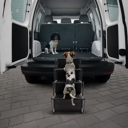 Folding Dog Car Boot Steps Ladder Lightweight Strong Pet Stairs