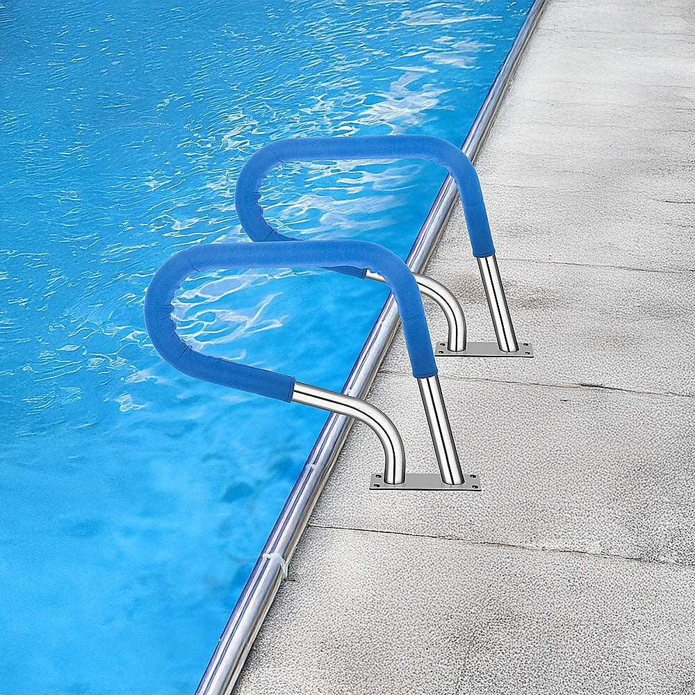 Swimming Pool Hand Rail Step Grab Rail 76.2x55.8cm with Drill Bit