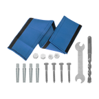 Swimming Pool Hand Rail Step Grab Rail 76.2x55.8cm with Drill Bit