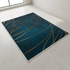 Large Floor Rug – 200x300cm Blue Rug (Teal Style)