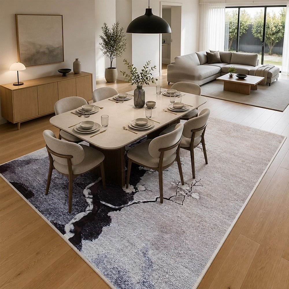 Large Floor Rug – 200x300cm Multicoloured Rug (Blossom Style)