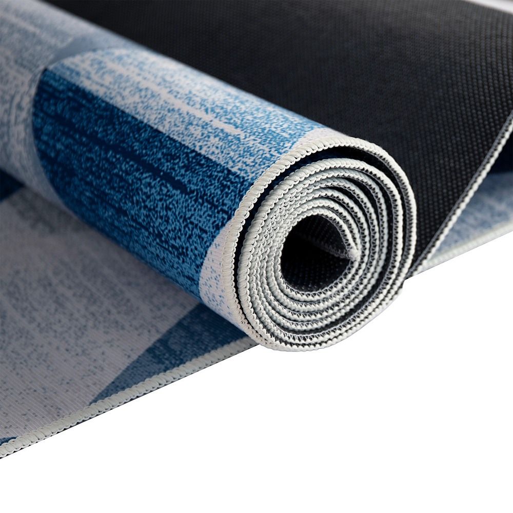 Large Floor Rug – 200x300cm Blue Rug (Triangle Style)